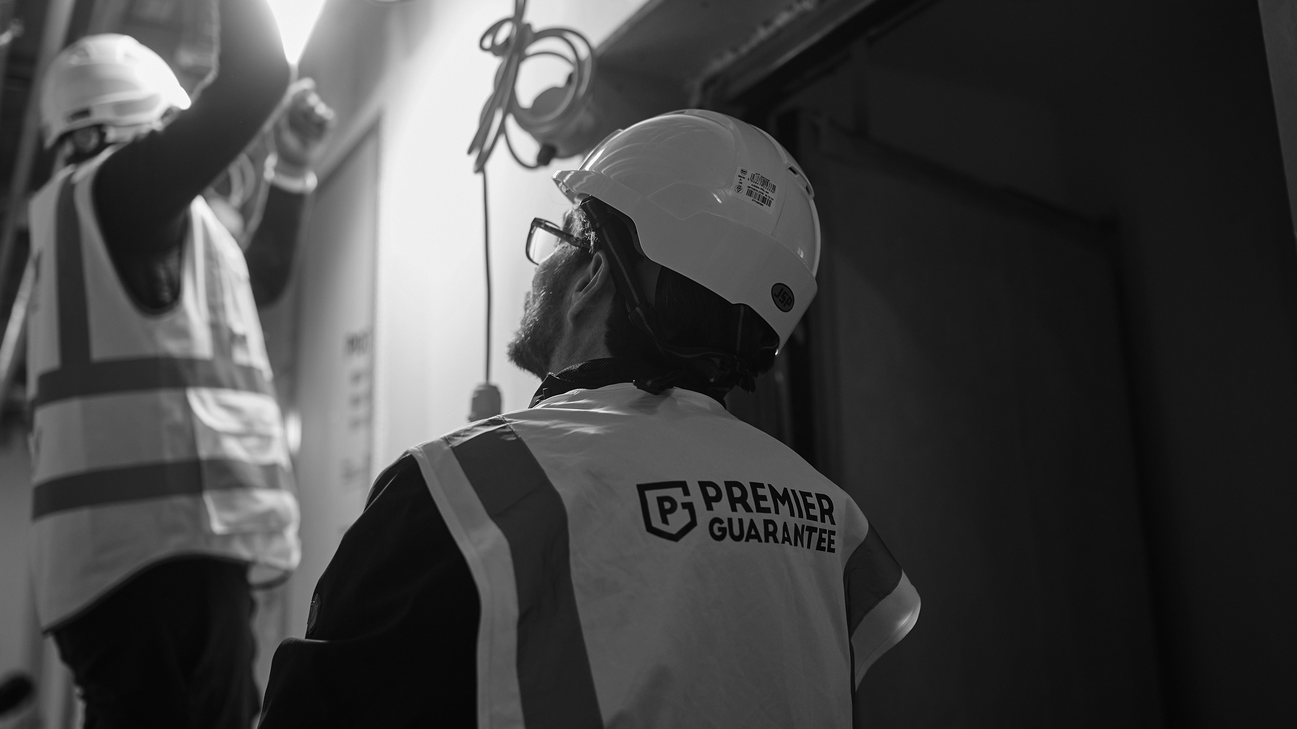 Premier Guarantee surveyors inspecting