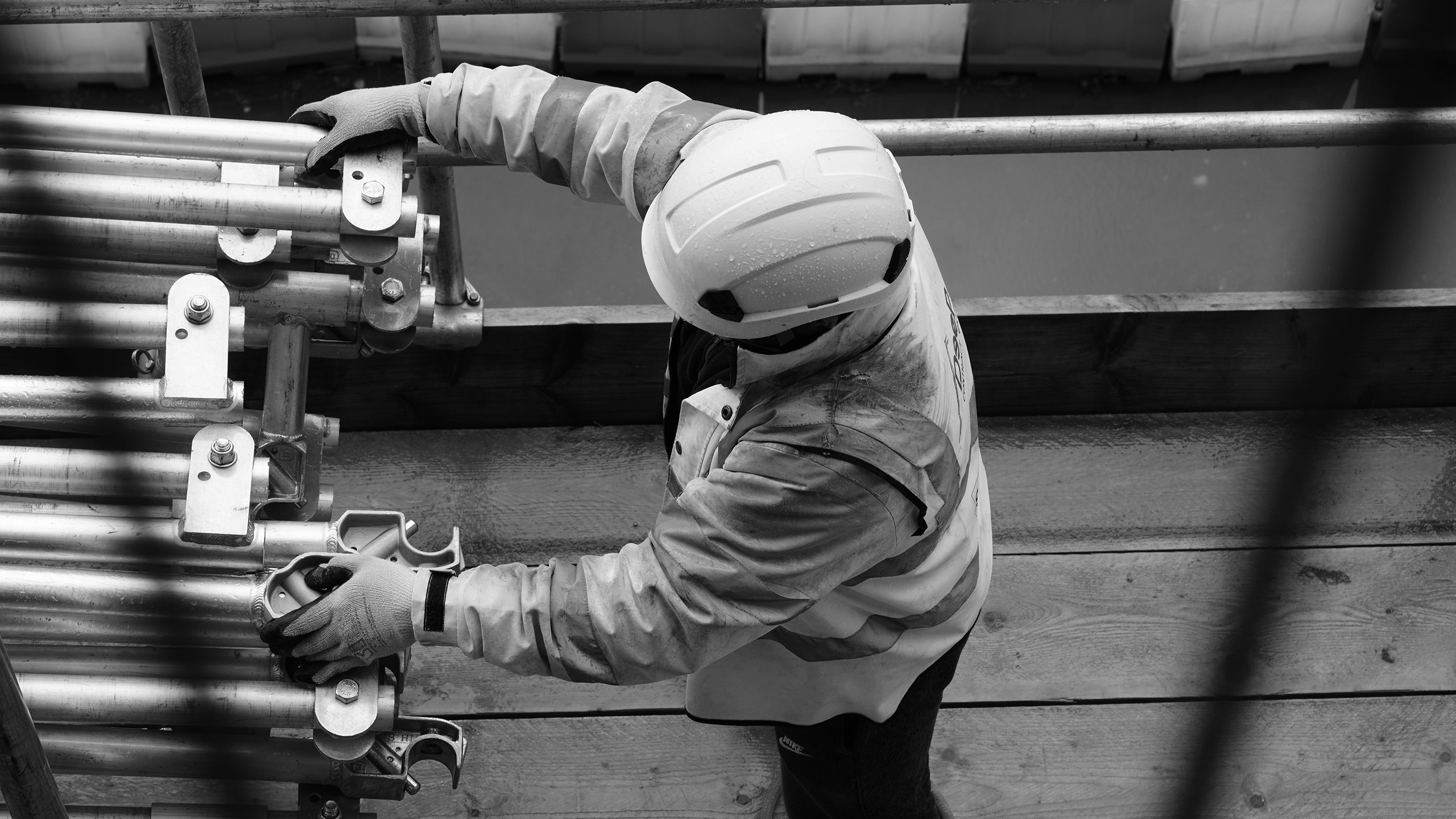 Code of practice Builder storing materials on a building site