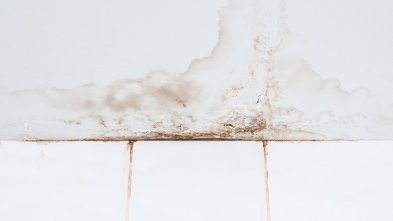 Water staining Image of an example of water staining