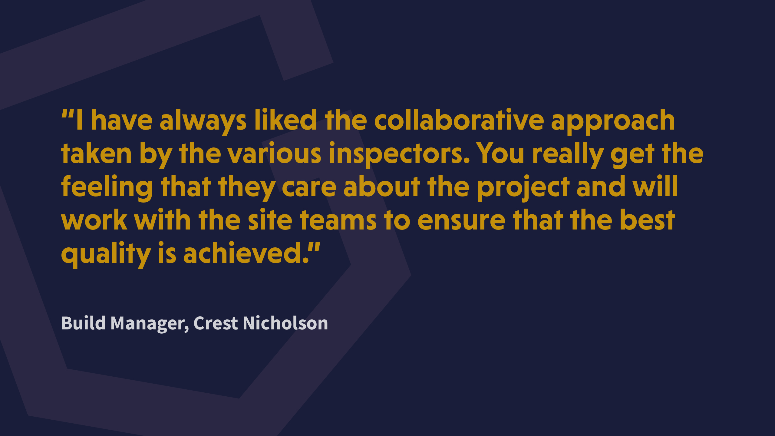 Crest Nicholson Testimonial Crest Nicholson Testimonial