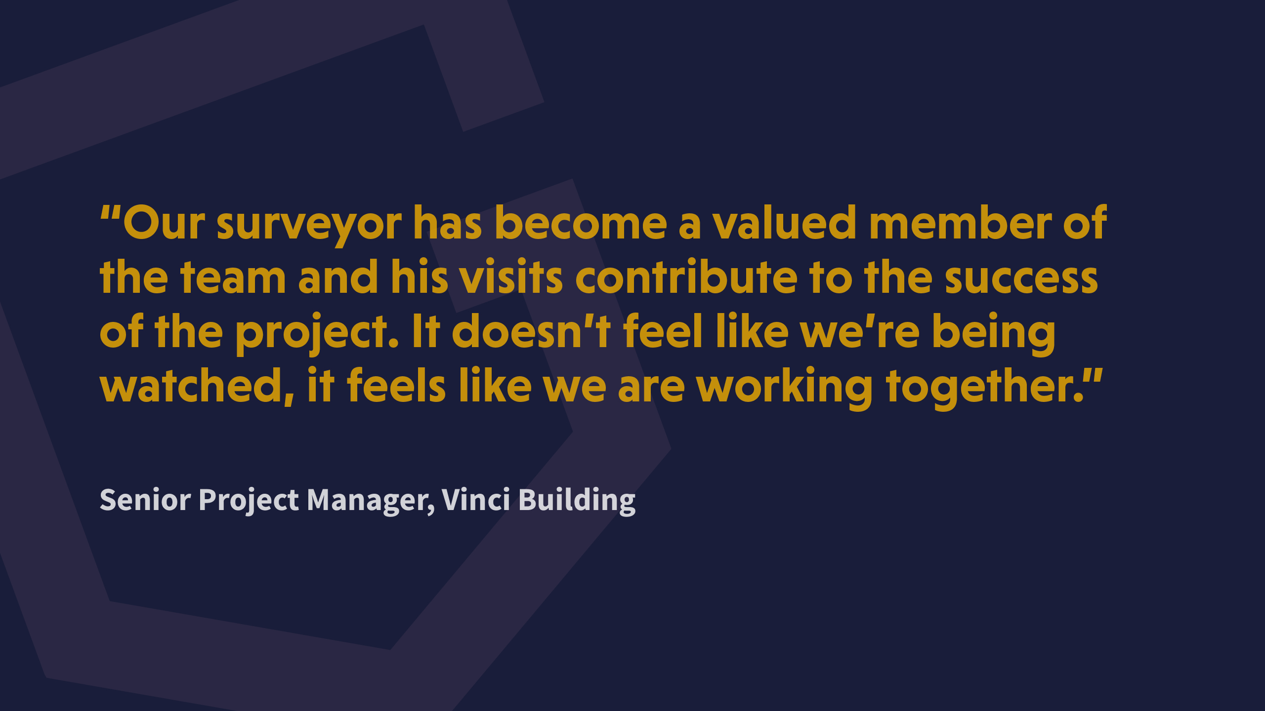 Vinci Building Testimonial Vinci Building Testimonial