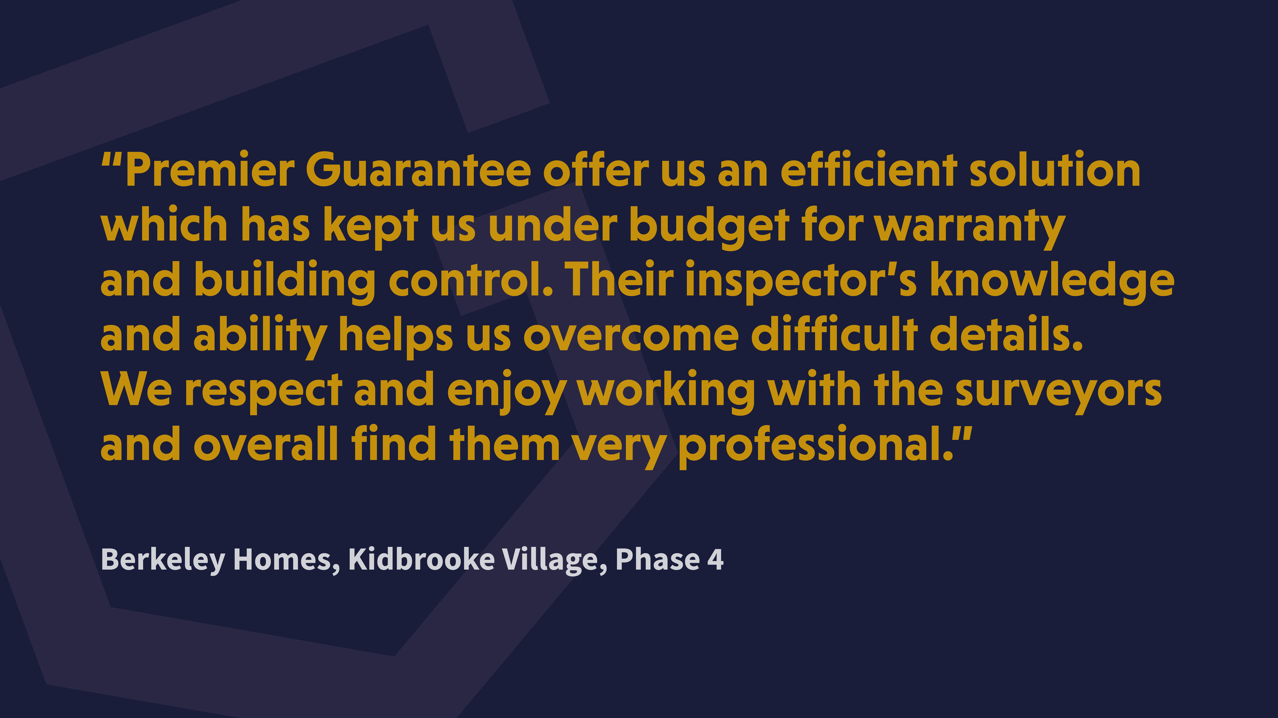 Berkeley Building Control Testimonial Berkeley Building Control Testimonial