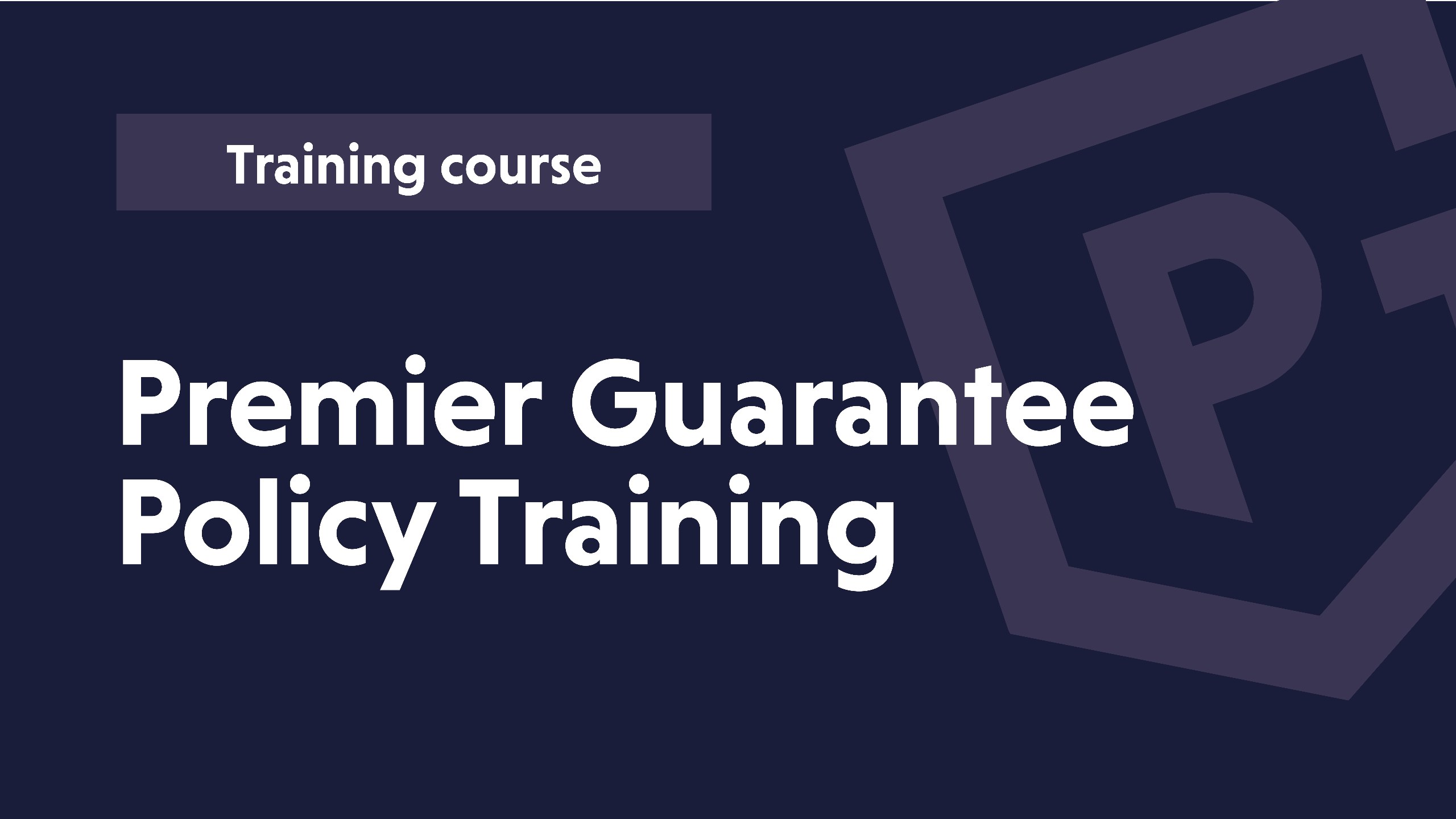 Policy training Policy training